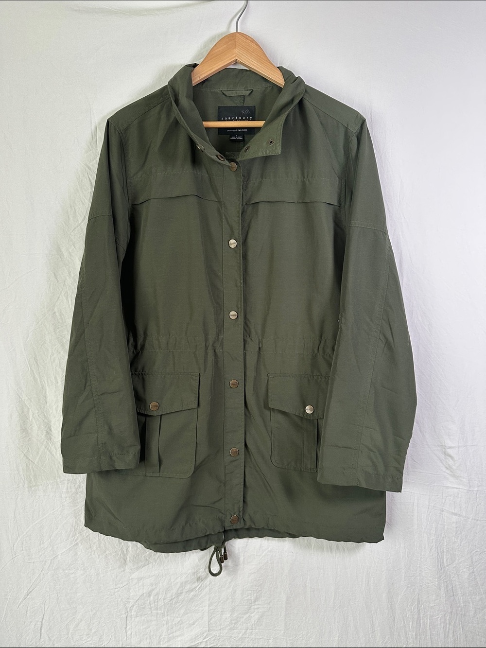 Sanctuary Olive Utility Anorak Jacket